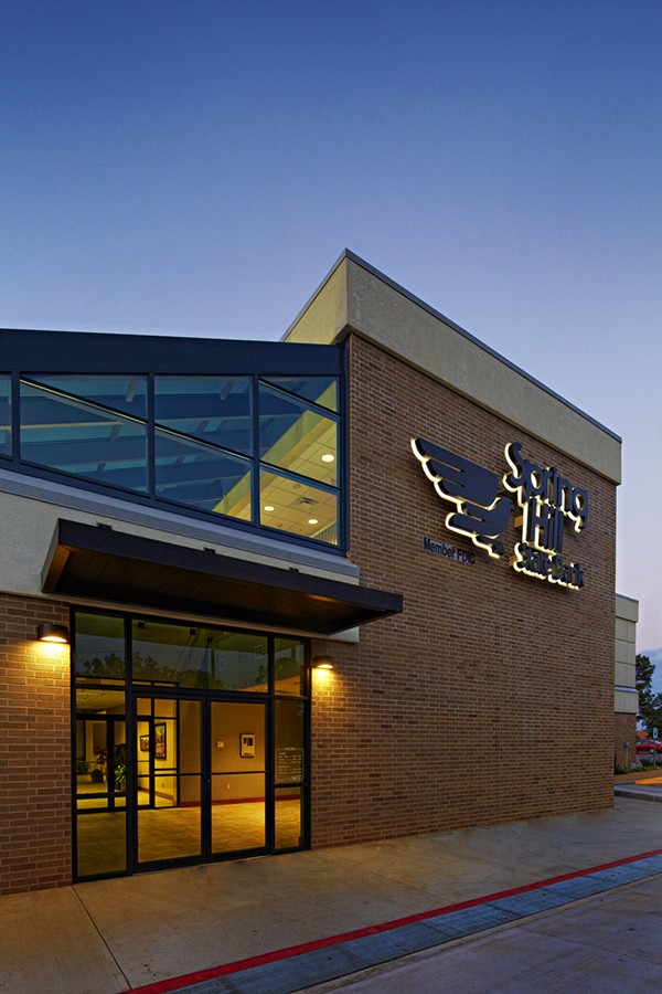 Front of the Spring Hill State Bank Building